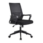 BF2965 Πολυθρόνα Γραφείου Ύφασμα Μαύρο Mesh 63x49x93/103cm