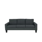 SERGIO Καναπές Σαλονιού Καθιστικού 3Θέσιος, Ύφασμα Ανθρακί 188x74x79cm - Image 2