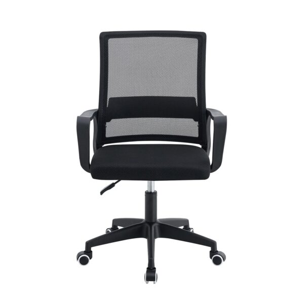 BF2112 Πολυθρόνα Γραφείου Ύφασμα Μαύρο Mesh 59x49x93/103cm - Image 4