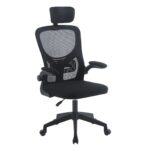 BF3055 Πολυθρόνα Γραφείου- Διευθυντή, Mesh Μαύρο 60x49x110/120cm - Image 2