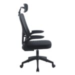 BF3055 Πολυθρόνα Γραφείου- Διευθυντή, Mesh Μαύρο 60x49x110/120cm - Image 3