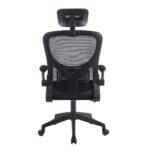 BF3055 Πολυθρόνα Γραφείου- Διευθυντή, Mesh Μαύρο 60x49x110/120cm - Image 4
