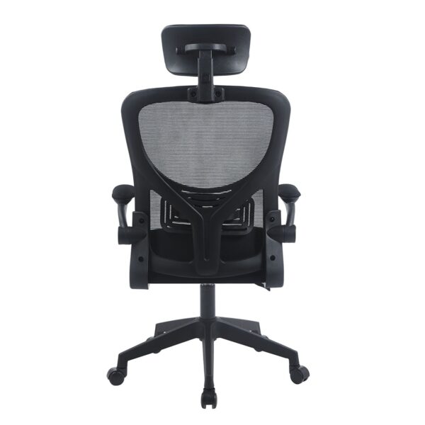 BF3055 Πολυθρόνα Γραφείου- Διευθυντή, Mesh Μαύρο 60x49x110/120cm - Image 4