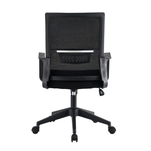 BF2965 Πολυθρόνα Γραφείου Ύφασμα Μαύρο Mesh 63x49x93/103cm - Image 3