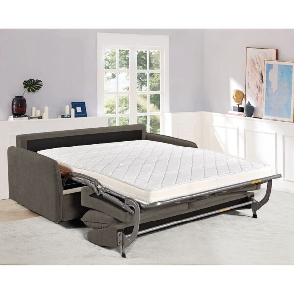 LESTER Καναπές - Κρεβάτι, Ύφασμα Σκούρο Καφέ 180x98x89  Κρεβάτι:145x190cm - Image 3