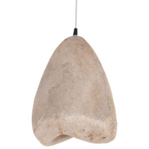 ΦΩΤΙΣΤΙΚΟ ΟΡΟΦΗΣ ΜΕ ΟΨΗ ΠΕΤΡΑΣ STONER (S) HM4417 ΣΚΟΥΡΟ ΜΠΕΖ 37x30x45Υεκ.