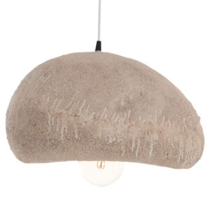 ΦΩΤΙΣΤΙΚΟ ΟΡΟΦΗΣ ΜΕ ΟΨΗ ΠΕΤΡΑΣ STONER (M) HM4418 ΣΚΟΥΡΟ ΜΠΕΖ 55x45x40Υεκ.