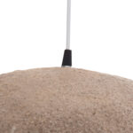 ΦΩΤΙΣΤΙΚΟ ΟΡΟΦΗΣ ΜΕ ΟΨΗ ΠΕΤΡΑΣ STONER (M) HM4418 ΣΚΟΥΡΟ ΜΠΕΖ 55x45x40Υεκ. - Image 5