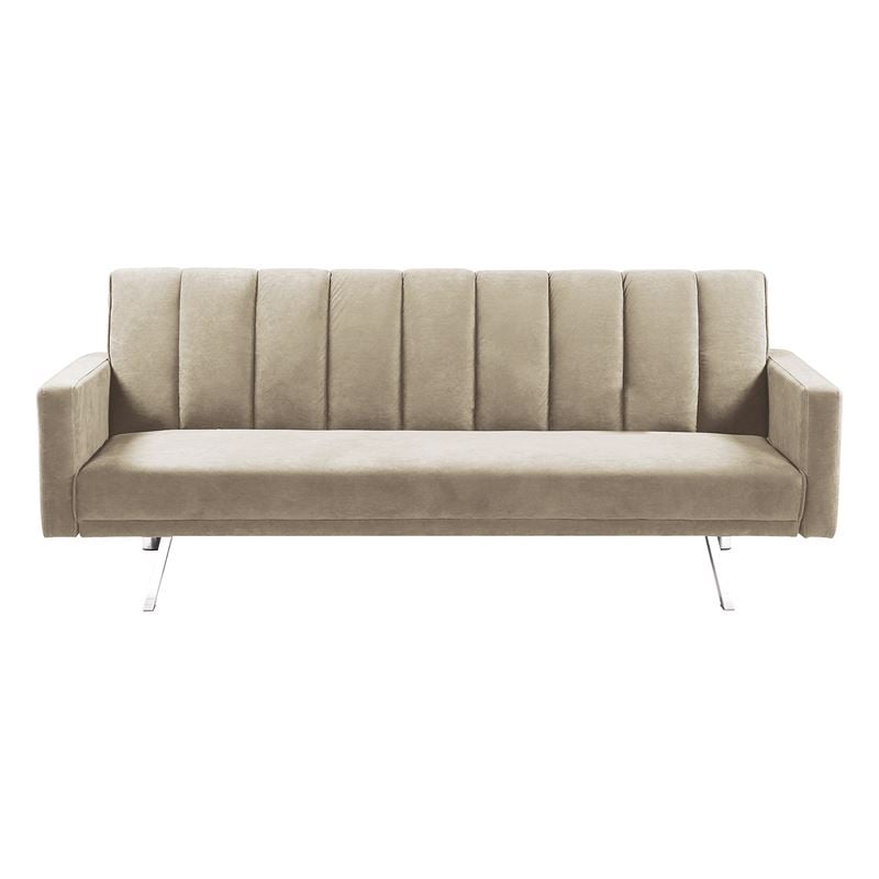 hit-kanapes-krevati-saloniou-kathistikou-yfasma-bez-enlarge HIT Καναπές - Κρεβάτι Σαλονιού - Καθιστικού, Ύφασμα Μπεζ 198x86x81cm Bed:177x104x41cm - Image 1