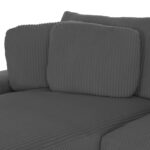 ΚΑΝΑΠΕΣ ΑΡΙΣΤΕΡΗ ΓΩΝΙΑ CRANFIELD HM3287.01L ΓΚΡΙ ΡΙΓΕ ΥΦΑΣΜΑ 315x167(γωνία)x67Υεκ. - Image 6