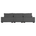 ΚΑΝΑΠΕΣ ΔΕΞΙΑ ΓΩΝΙΑ CRANFIELD HM3287.01R ΓΚΡΙ ΡΙΓΕ ΥΦΑΣΜΑ 315x167(γωνία)x67Υεκ. - Image 5