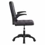 ΚΑΡΕΚΛΑ ΓΡΑΦΕΙΟΥ PORTIMA HM1197.01 ΜΑΥΡΟ PVC-ΣΚΕΛΕΤΟΣ & ΒΑΣΗ 69x57x97Υεκ. - Image 4