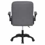 ΚΑΡΕΚΛΑ ΓΡΑΦΕΙΟΥ PORTIMA HM1197.03 ΓΚΡΙ PVC-ΜΑΥΡΟΣ ΣΚΕΛΕΤΟΣ & ΒΑΣΗ 66.5x60x97Υεκ - Image 6