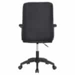 ΚΑΡΕΚΛΑ ΓΡΑΦΕΙΟΥ NIM HM1200.11 ΜΑΥΡΟ ΥΦΑΣΜΑ-ΜΑΥΡΟΣ ΣΚΕΛΕΤΟΣ & ΒΑΣΗ 58x61x101.5Υεκ - Image 6