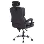 ΚΑΡΕΚΛΑ ΓΡΑΦΕΙΟΥ OCTAVIUS HM1202 ΜΑΥΡΟ PVC-ΜΕΤΑΛ.ΧΡΩΜΙΟ ΒΑΣΗ 63x73x129Υεκ - Image 6