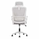 ΚΑΡΕΚΛΑ ΓΡΑΦΕΙΟΥ BLAZER HM1205.02 ΓΚΡΙ MESH-ΛΕΥΚΟΣ ΣΚΕΛΕΤΟΣ 60x58x110-130Υεκ. - Image 6