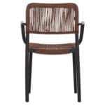 ΠΟΛΥΘΡΟΝΑ ΕΞ.ΧΩΡΟΥ STRIDER HM6391.02 ΜΑΥΡΟ ΠΟΛΥΠΡΟΠΥΛΕΝΙΟ--ΚΑΦΕ ΣΧΟΙΝΙ 57x53x80Υεκ. - Image 6