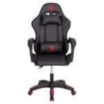 ΠΟΛΥΘΡΟΝΑ GAMING DARREN HM1203.01 ΜΑΥΡΟ-ΚΟΚΚΙΝΟ PVC 58.5x100x120Υεκ. - Image 3