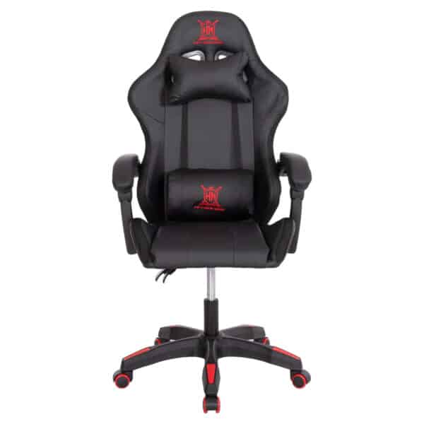 ΠΟΛΥΘΡΟΝΑ GAMING DARREN HM1203.01 ΜΑΥΡΟ-ΚΟΚΚΙΝΟ PVC 58.5x100x120Υεκ. - Image 3