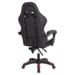 ΠΟΛΥΘΡΟΝΑ GAMING DARREN HM1203.01 ΜΑΥΡΟ-ΚΟΚΚΙΝΟ PVC 58.5x100x120Υεκ. - Image 5