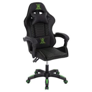 ΠΟΛΥΘΡΟΝΑ GAMING LOOT HM1204 ΜΑΥΡΟ-ΠΡΑΣΙΝΟ PVC 60x60x120Υεκ.