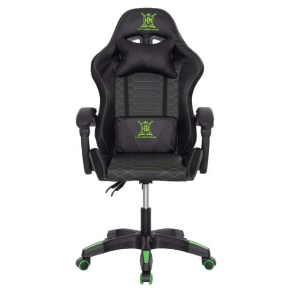 ΠΟΛΥΘΡΟΝΑ GAMING LOOT HM1204 ΜΑΥΡΟ-ΠΡΑΣΙΝΟ PVC 60x60x120Υεκ. - Image 3