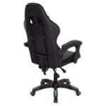 ΠΟΛΥΘΡΟΝΑ GAMING LOOT HM1204 ΜΑΥΡΟ-ΠΡΑΣΙΝΟ PVC 60x60x120Υεκ. - Image 6