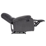 ΠΟΛΥΘΡΟΝΑ RELAX DIONI HM3296.11 ΓΚΡΙ ΡΙΓΕ ΥΦΑΣΜΑ 85x90x100Υεκ. - Image 4