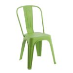 RELIX PP Καρέκλα Στοιβαζόμενη, PP Απόχρωση Lime 47x47x86cm