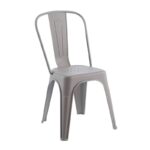 RELIX PP Καρέκλα Στοιβαζόμενη, PP Απόχρωση Sand Beige 47x47x86cm