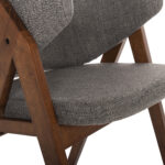 ΣΕΤ ΤΡΑΠΕΖΑΡΙΑΣ 5ΤΜΧ HANA HM21340.02 ΤΡΑΠΕΖΙ ΑΠΟ MDF--ΚΑΡΕΚΛΕΣ ΑΠΟ RUBBERWOOD - Image 5