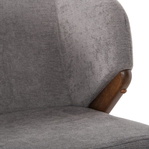 ΣΕΤ ΤΡΑΠΕΖΑΡΙΑΣ 7ΤΜΧ RINER HM21338 ΤΡΑΠΕΖΙ ΑΠΟ MDF--ΚΑΡΕΚΛΕΣ ΑΠΟ RUBBERWOOD & ΥΦΑΣΜΑ - Image 5