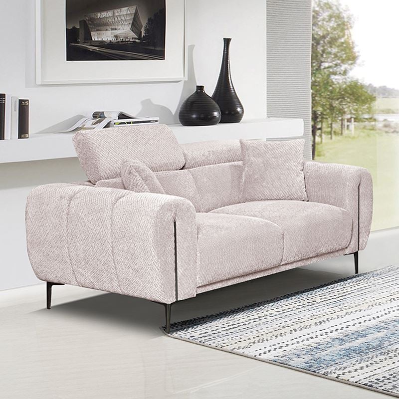 seville-kanapes-2thesios-saloniou-kathistikou-teddy-yfasma-bez-enlarge SEVILLE Kαναπές 2Θέσιος Σαλονιού - Καθιστικού, Teddy Ύφασμα Μπεζ 165x94x90cm - Image 1