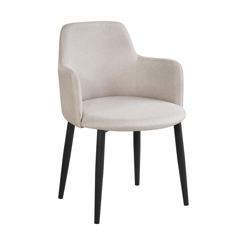 soul-polythrona-trapezarias-saloniou-kouzinas-metallo-vafi-mavro-yfasma-bez-enlarge SOUL Πολυθρόνα Τραπεζαρίας Σαλονιού - Κουζίνας, Μέταλλο Βαφή Μαύρο, Ύφασμα Μπεζ 57x60x78cm - Image 1