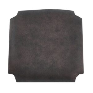 ΤΑΠΕΤΣΑΡΙΑ Σκαμπό Καφενείου, Ύφασμα Suede Ανθρακί 35x35x5cm