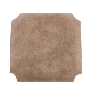 ΤΑΠΕΤΣΑΡΙΑ Σκαμπό Καφενείου, Ύφασμα Suede Μπεζ 35x35x5cm