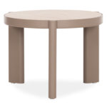 ΤΡΑΠΕΖΙ ΜΕΣΗΣ ΣΤΡΟΓΓΥΛΟ ABSOLUTION SM6466.02 ΑΛΟΥΜIΝΙΟ-SINTERED STONE ΜΠΕΖ Φ61x45Υεκ