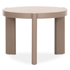 ΤΡΑΠΕΖΙ ΜΕΣΗΣ ΣΤΡΟΓΓΥΛΟ ABSOLUTION SM6466.02 ΑΛΟΥΜIΝΙΟ-SINTERED STONE ΜΠΕΖ Φ61x45Υεκ