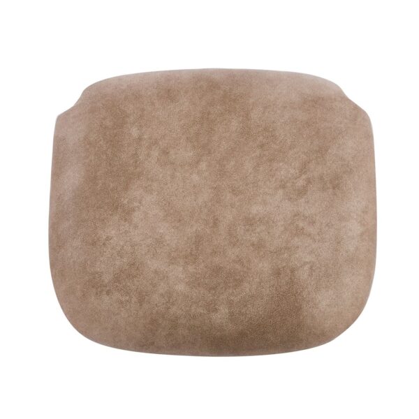 ΤΑΠΕΤΣΑΡΙΑ Καρέκλας Καφενείου, Ύφασμα Suede Μπεζ 40x36x5cm - Image 2
