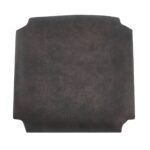 ΤΑΠΕΤΣΑΡΙΑ Σκαμπό Καφενείου, Ύφασμα Suede Ανθρακί 35x35x5cm - Image 2