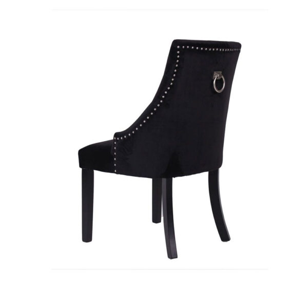 RETRO ΚΑΡΕΚΛΑ ΜΑΥΡΟ ΜΑΥΡΟ 56x63x93cm 03-0607 - Image 5