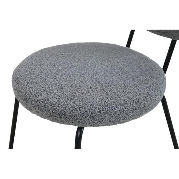 AMELIA ΚΑΡΕΚΛΑ ΓΚΡΙ ΣΚΟΥΡΟ ΜΑΥΡΟ 44x58x80cm 03-0955 - Image 2