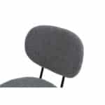 AMELIA ΚΑΡΕΚΛΑ ΓΚΡΙ ΣΚΟΥΡΟ ΜΑΥΡΟ 44x58x80cm 03-0955 - Image 3