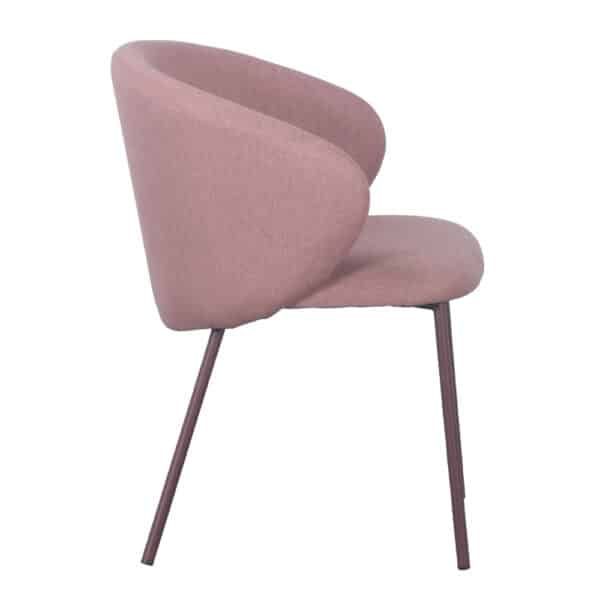 KIRA ΚΑΡΕΚΛΑ ΡΟΖ ΣΑΠΙΟ ΜΗΛΟ ΣΚΟΥΡΟ 56x56x74.5cm 03-1056 - Image 2