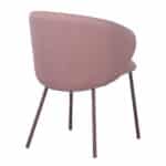 KIRA ΚΑΡΕΚΛΑ ΡΟΖ ΣΑΠΙΟ ΜΗΛΟ ΣΚΟΥΡΟ 56x56x74.5cm 03-1056 - Image 3