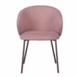 KIRA ΚΑΡΕΚΛΑ ΡΟΖ ΣΑΠΙΟ ΜΗΛΟ ΣΚΟΥΡΟ 56x56x74.5cm 03-1056 - Image 4