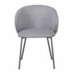 KIRA ΚΑΡΕΚΛΑ ΓΚΡΙ ΑΝΟΙΧΤΟ ΓΚΡΙ ΣΚΟΥΡΟ 56x56x74.5cm 03-1057 - Image 4