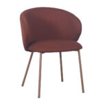 KIRA ΚΑΡΕΚΛΑ TERRACOTTA SALMON 56x56x74.5cm 03-1059