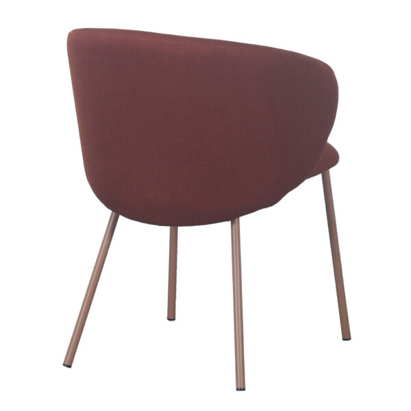 KIRA ΚΑΡΕΚΛΑ TERRACOTTA SALMON 56x56x74.5cm 03-1059 - Image 3