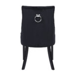 VERONA ΚΑΡΕΚΛΑ ΜΕ ΜΕΤΑΛΛΙΚΟ ΚΡΙΚΟ ΜΑΥΡΟ ΜΑΥΡΟ 57x47x98cm 03-1139 - Image 4